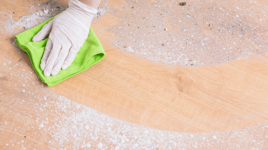 construction dust cleaning