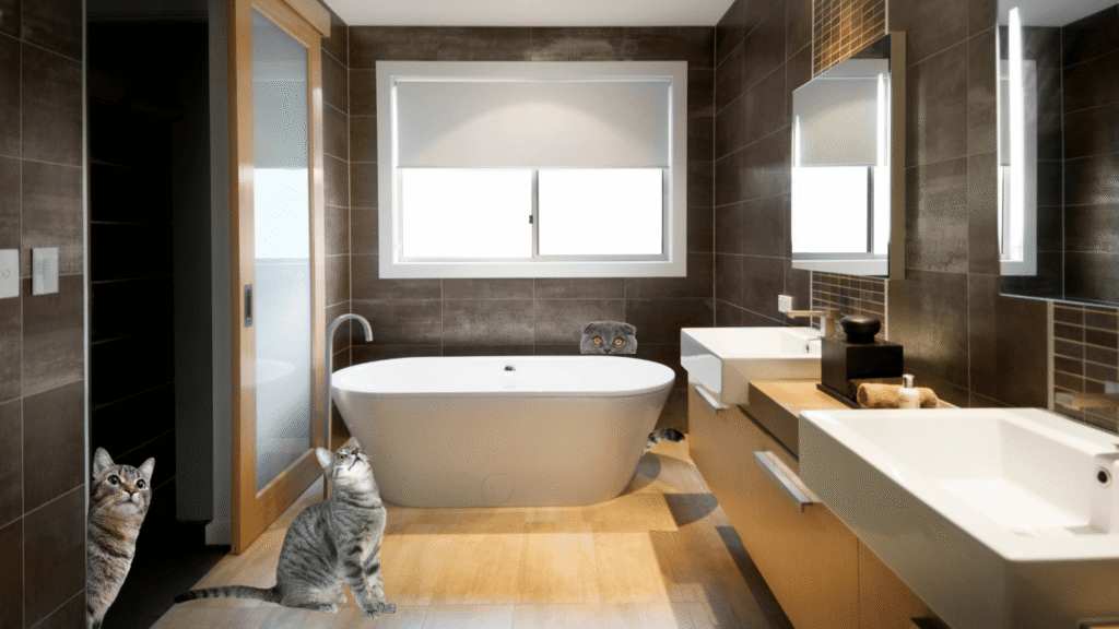 deep cleaning effect for mold on bathroom ceiling